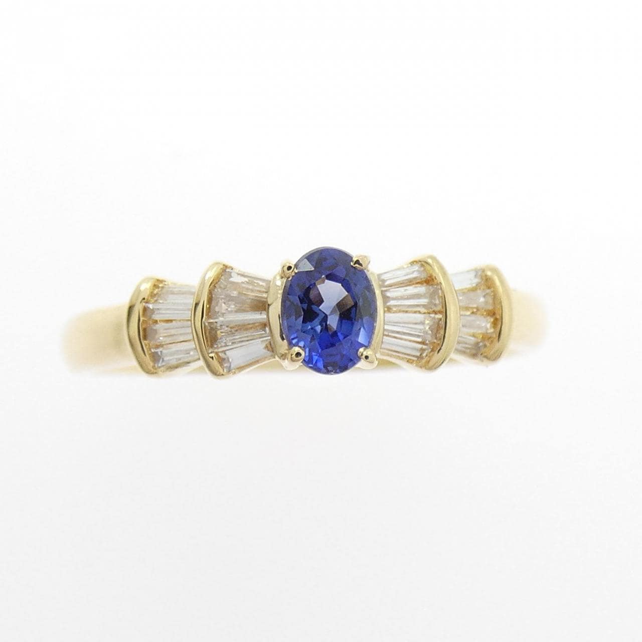 K18YG サファイヤ リング