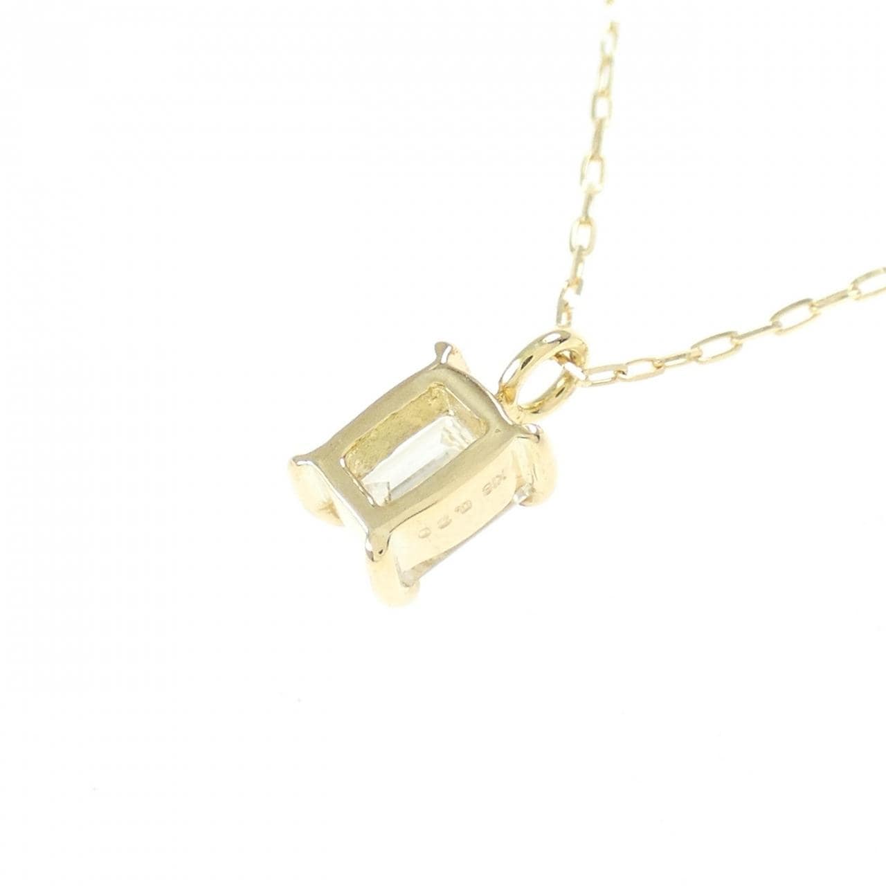 [Remake] K18YG Diamond necklace 0.20CT