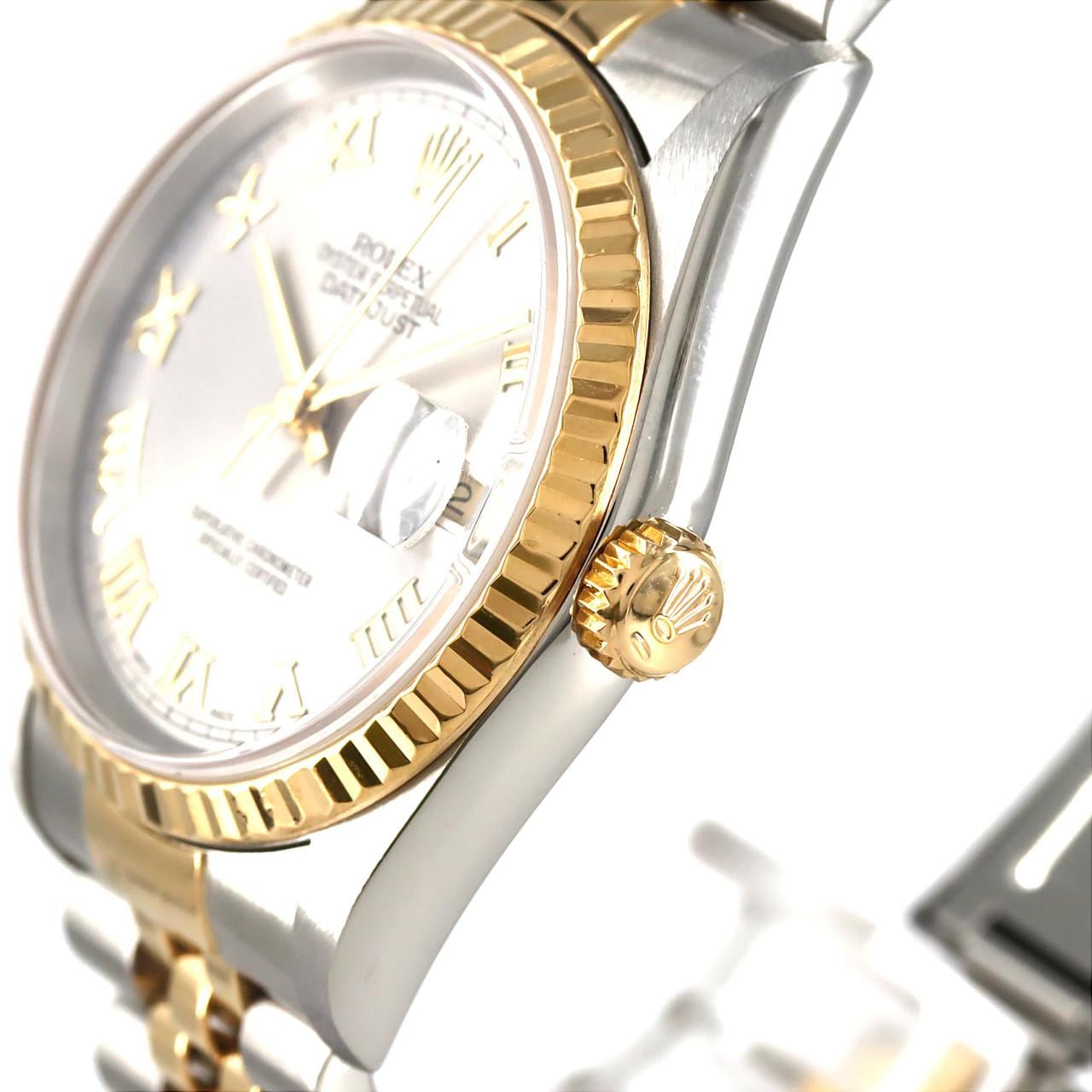 ロレックス デイトジャスト 16233 SSxYG 自動巻 K番