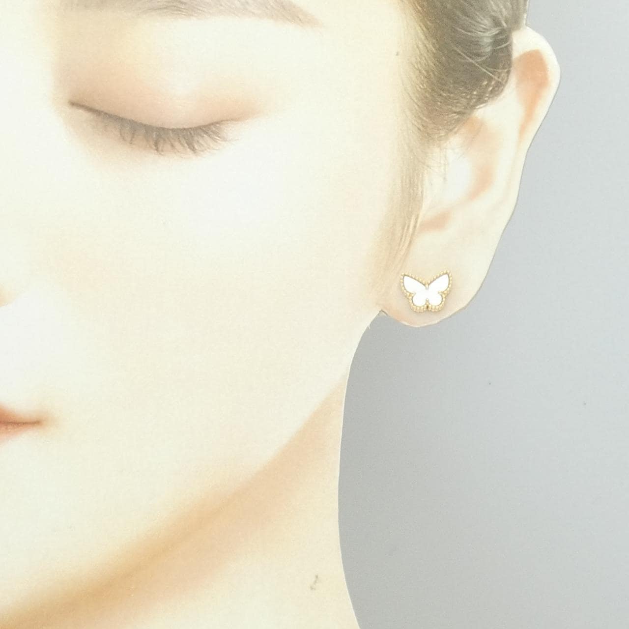 ヴァンクリーフ&アーペル スウィートアルハンブラ パピヨン ピアス