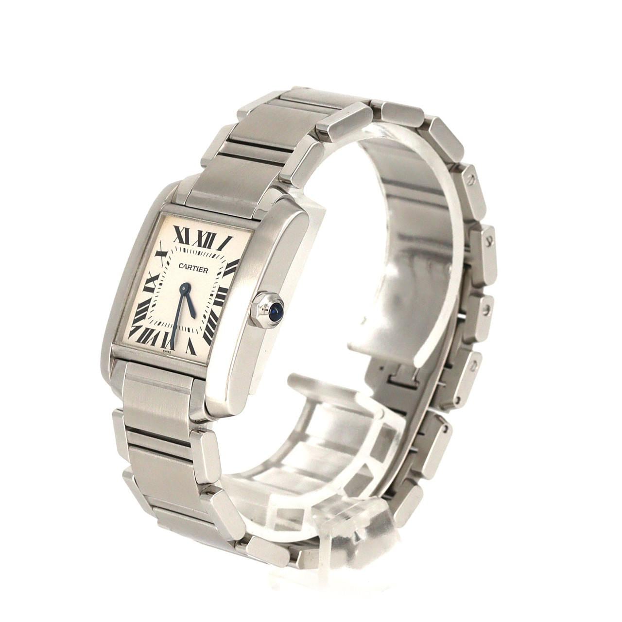 カルティエ タンクフランセーズ MM W51003Q3 SS クォーツ
