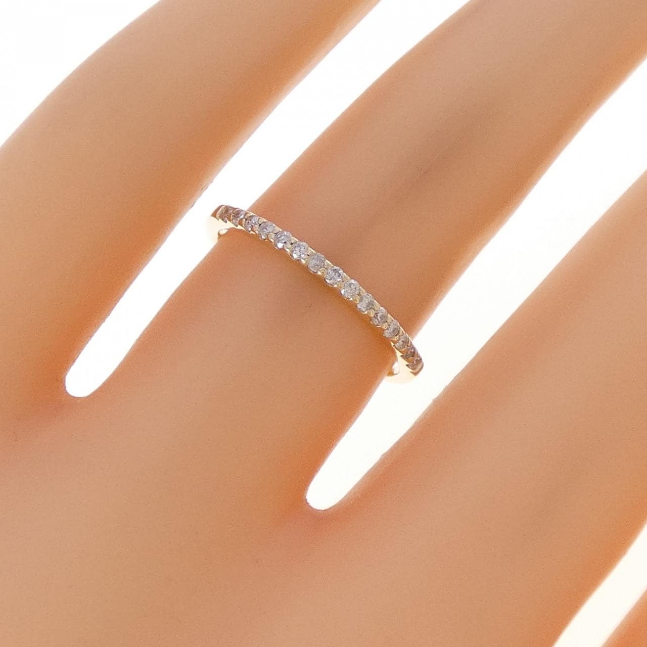 K10YG ダイヤモンド リング 0.11CT