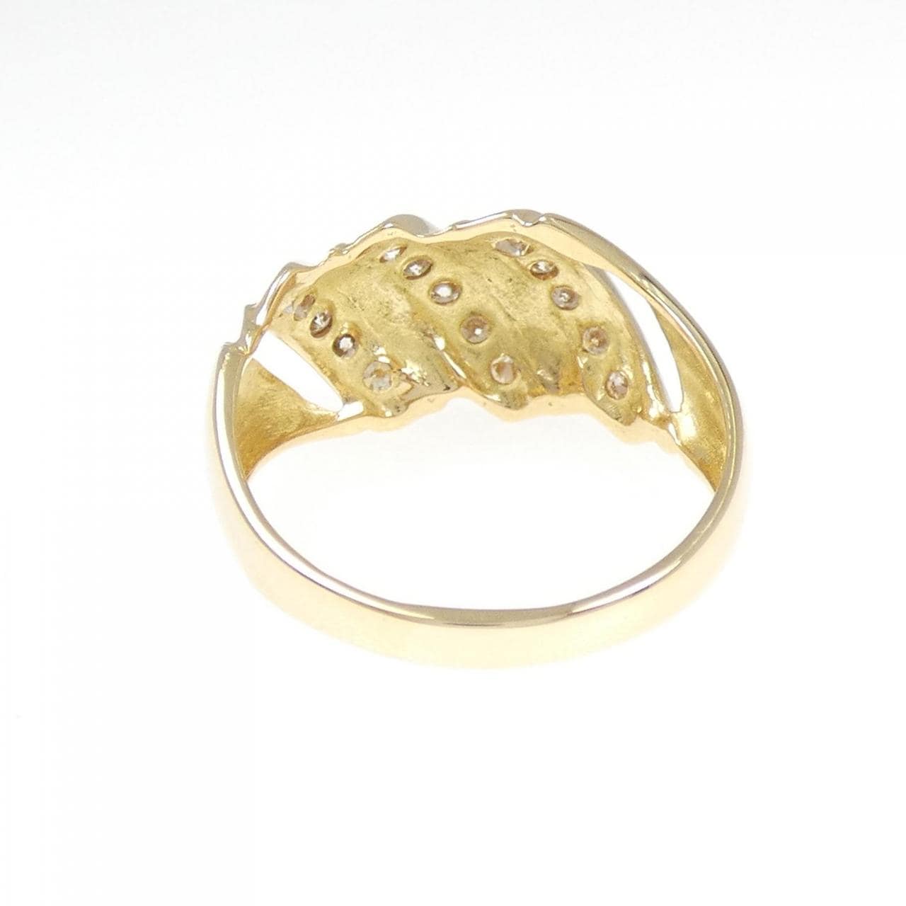 K18YG ダイヤモンド リング 0.30CT
