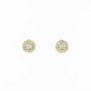 K18YG ダイヤモンド ピアス 0.44CT