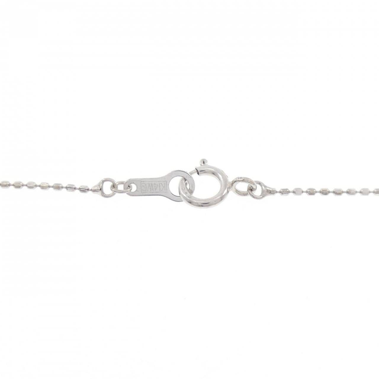 K18WG/K14WG ダイヤモンド ネックレス 0.20CT