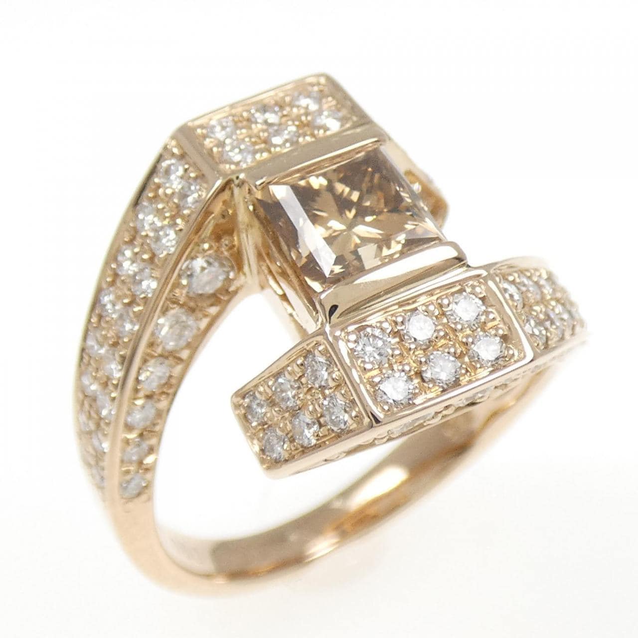 K18PG ダイヤモンド リング 0.80CT