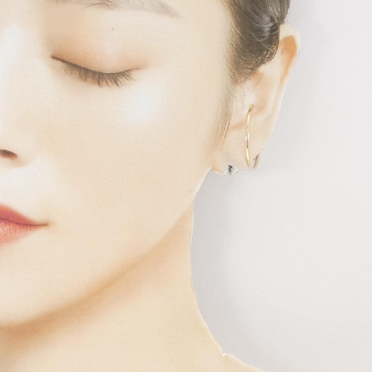 リラ K10YG イヤーカフ 片耳