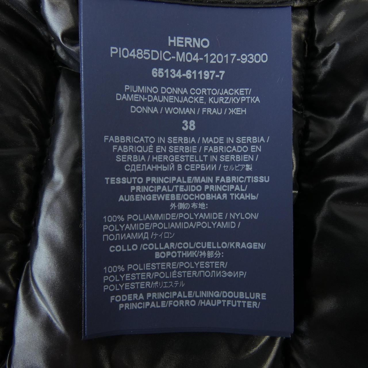 ヘルノ Herno PI0485DIC 9300 ダウンジャケット
