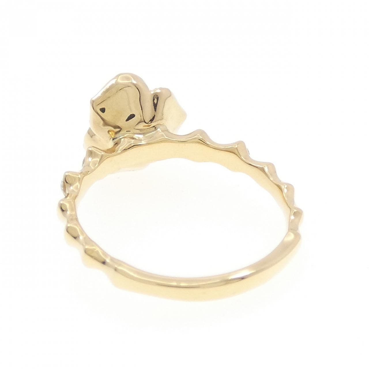 K18YG ローズ ダイヤモンド リング 0.54CT