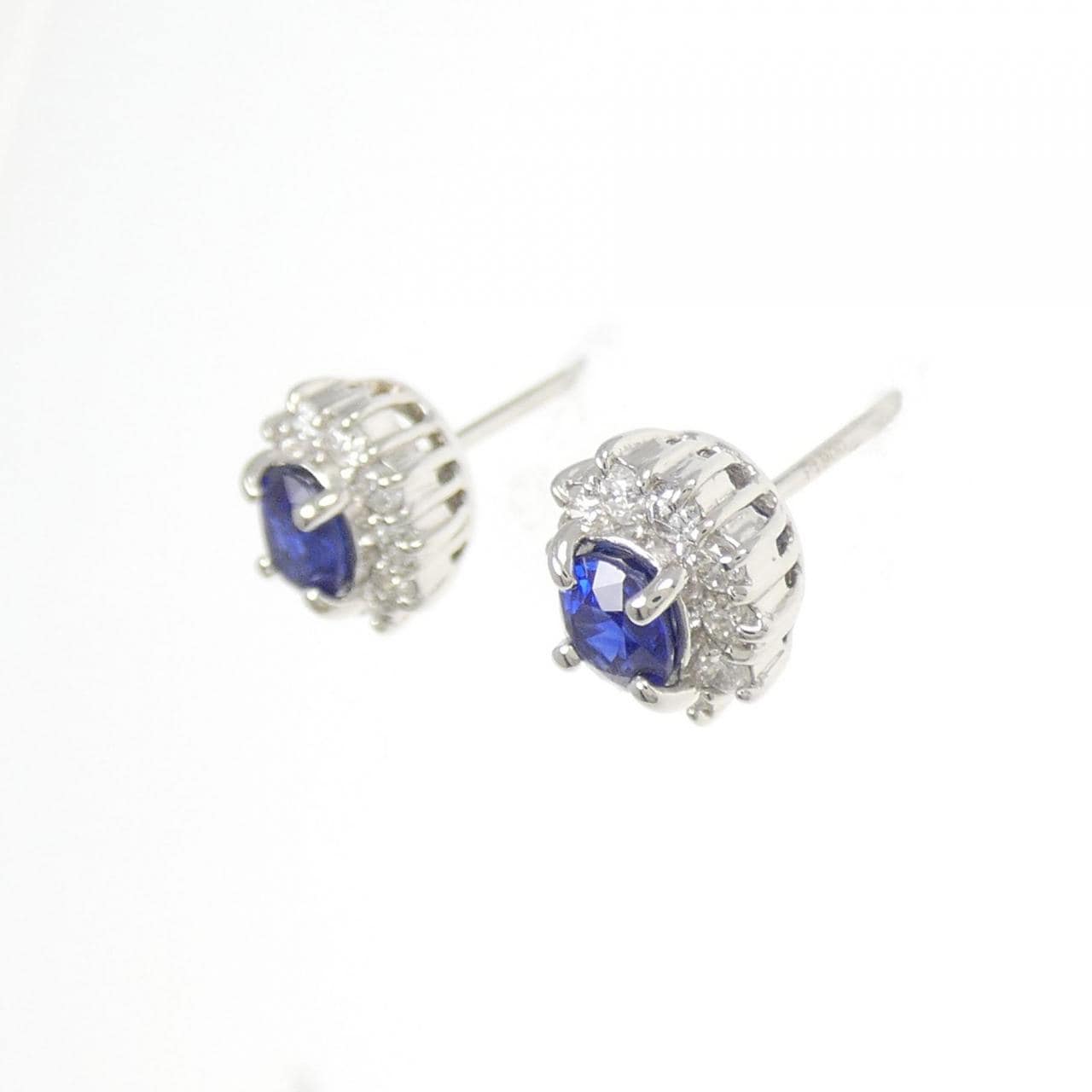 PT900 サファイヤ ピアス 0.74CT