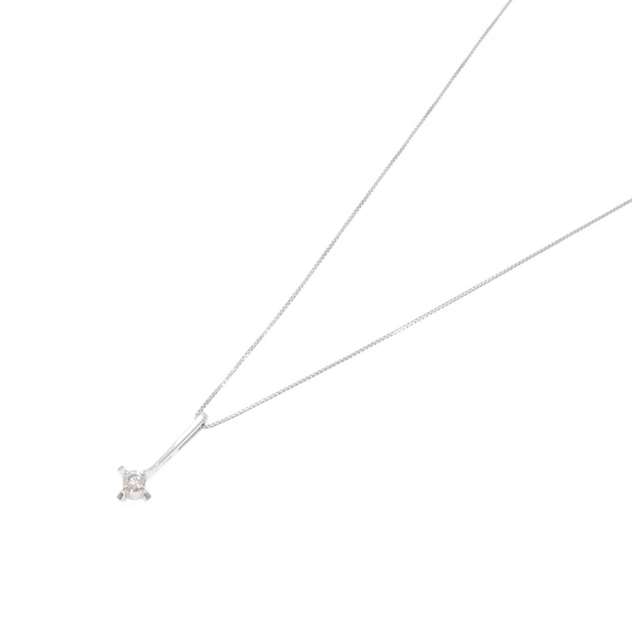 PT900/PT850 ダイヤモンド ネックレス 0.12CT