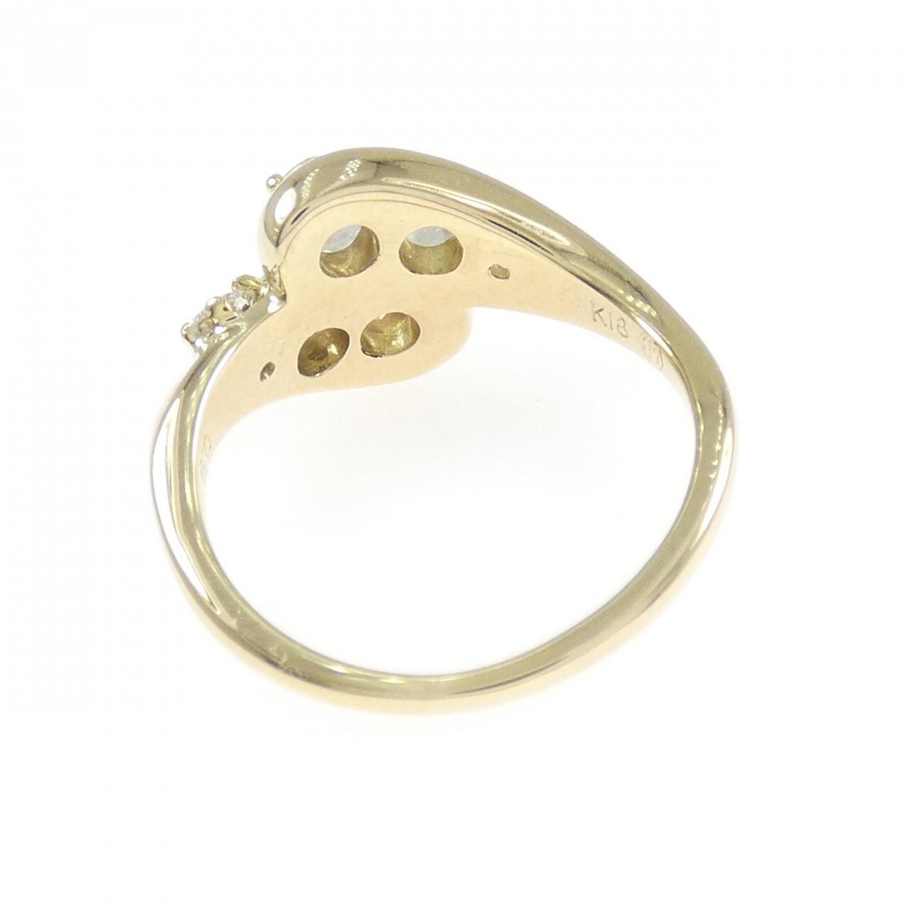 K18YG ダイヤモンド リング 0.94CT