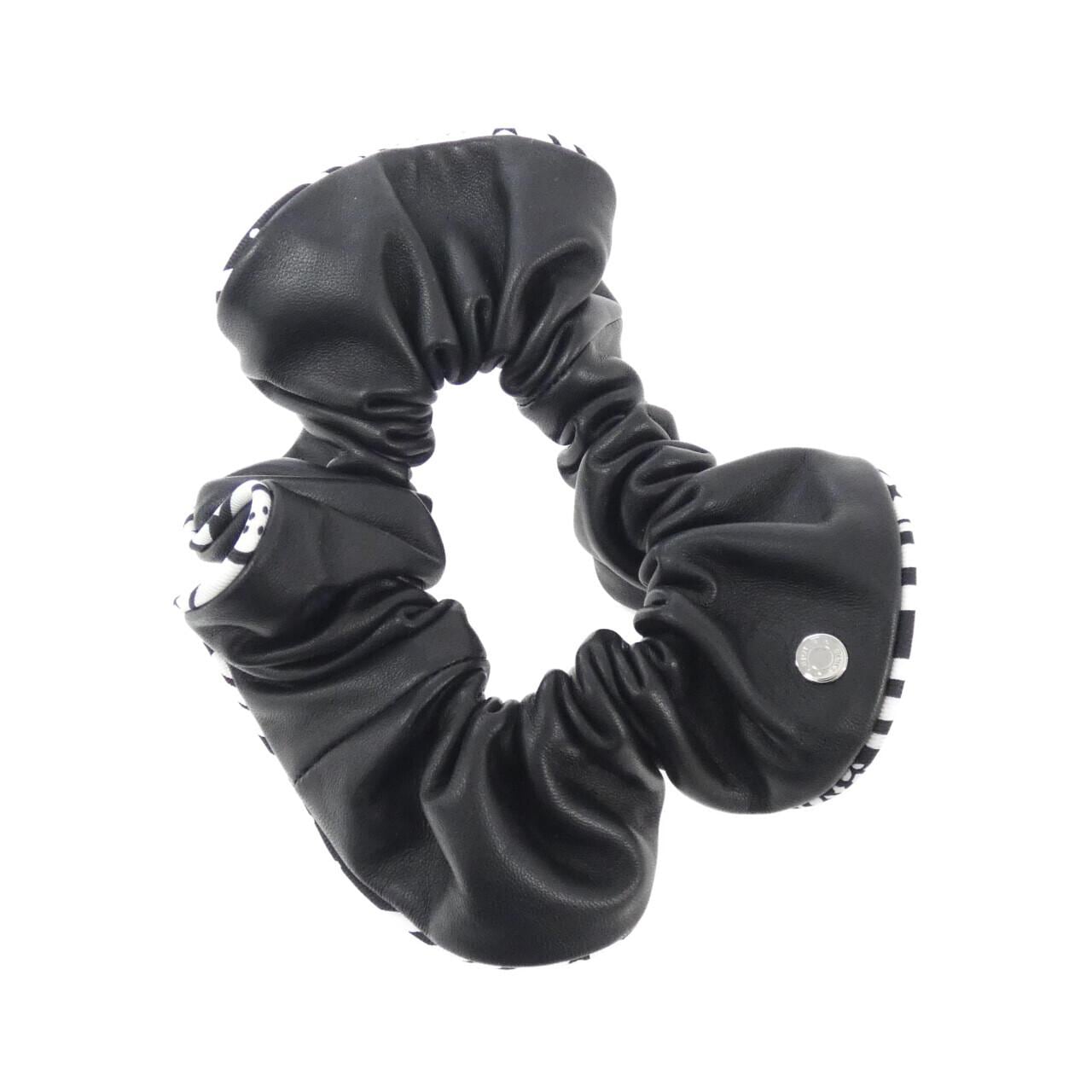 HERMES SANGLE EN ZIGZAG BANDANA Claudia 241028G Scrunchie