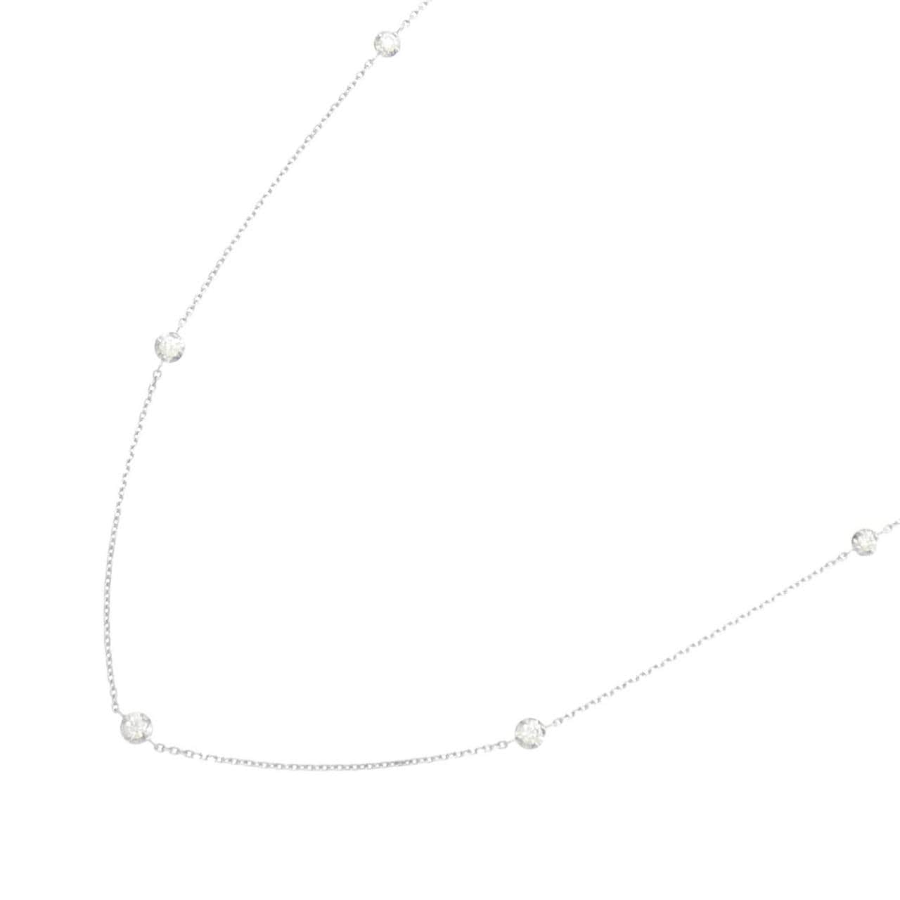 PT900/PT850 ダイヤモンド ネックレス 0.14CT