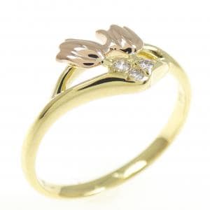 K18YG/K18PG ダイヤモンド リング 0.03CT