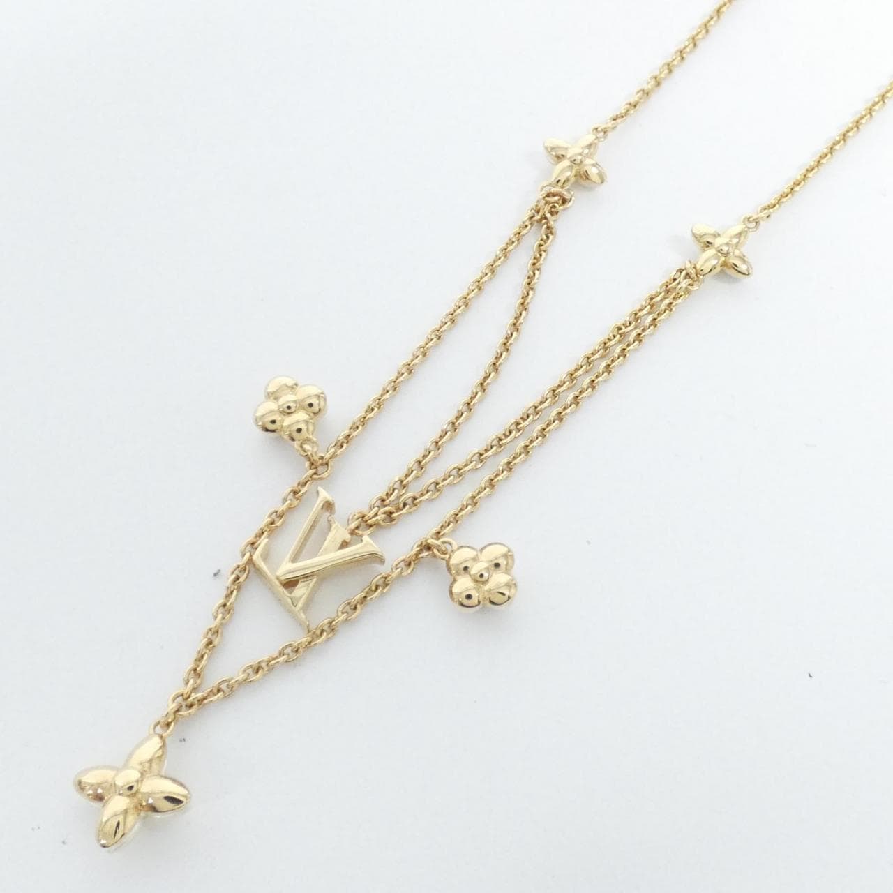 ルイヴィトン コリエ LVフローラグラム M00981 ネックレス