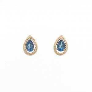 K10YG ブルートパーズ ピアス