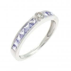 K18WG タンザナイト リング