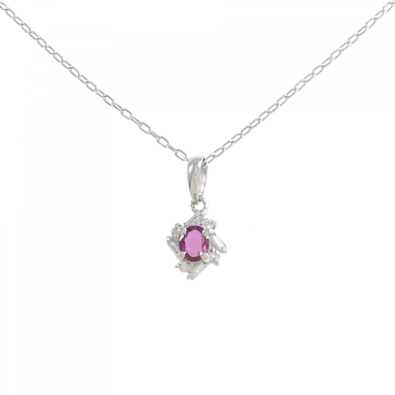 PT ruby necklace