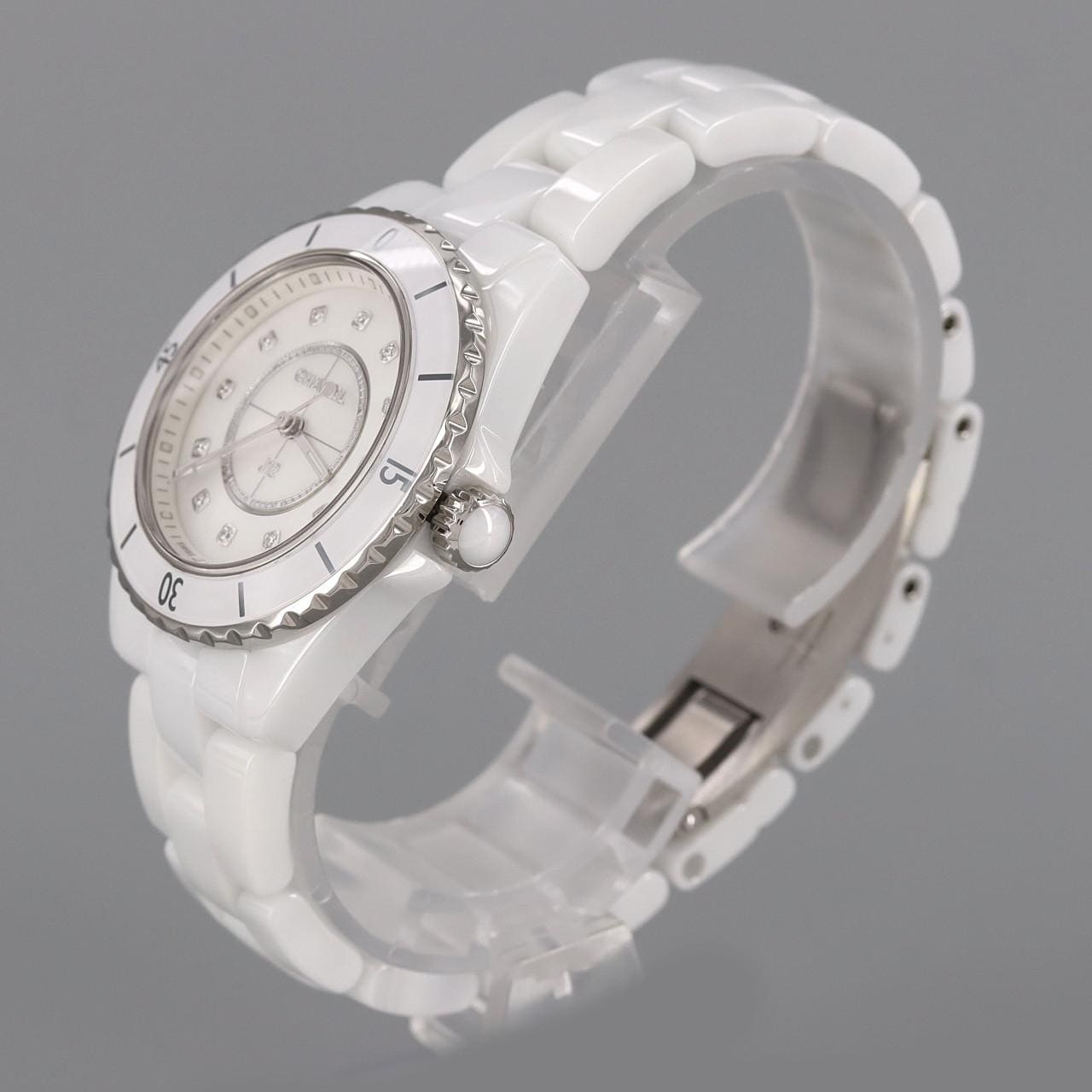 CHANEL J12 33mm 陶瓷・12P H5704 陶瓷石英
