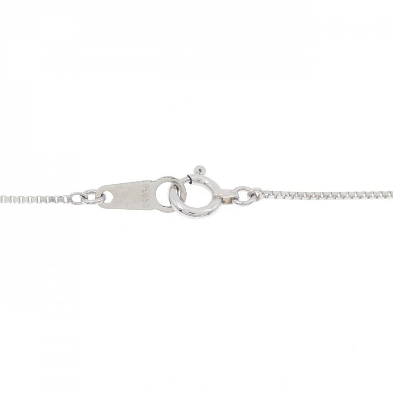 PT900/PT850 ルビー ネックレス 1.05CT