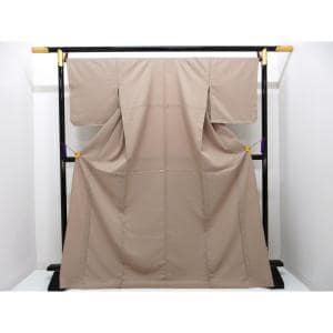 【未使用品】化繊　単衣色無地　さんび　熊谷好博子