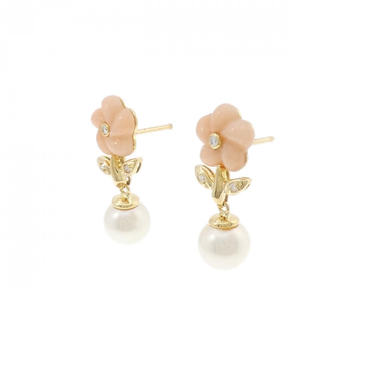 ポンテヴェキオ カラーストーン ピアス