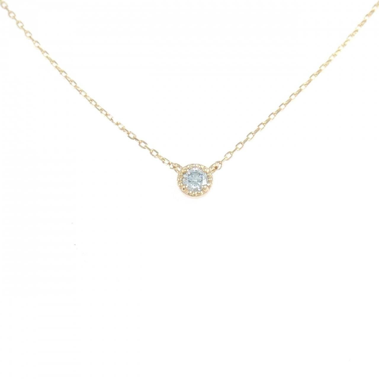K10YG ダイヤモンド ネックレス 0.04CT