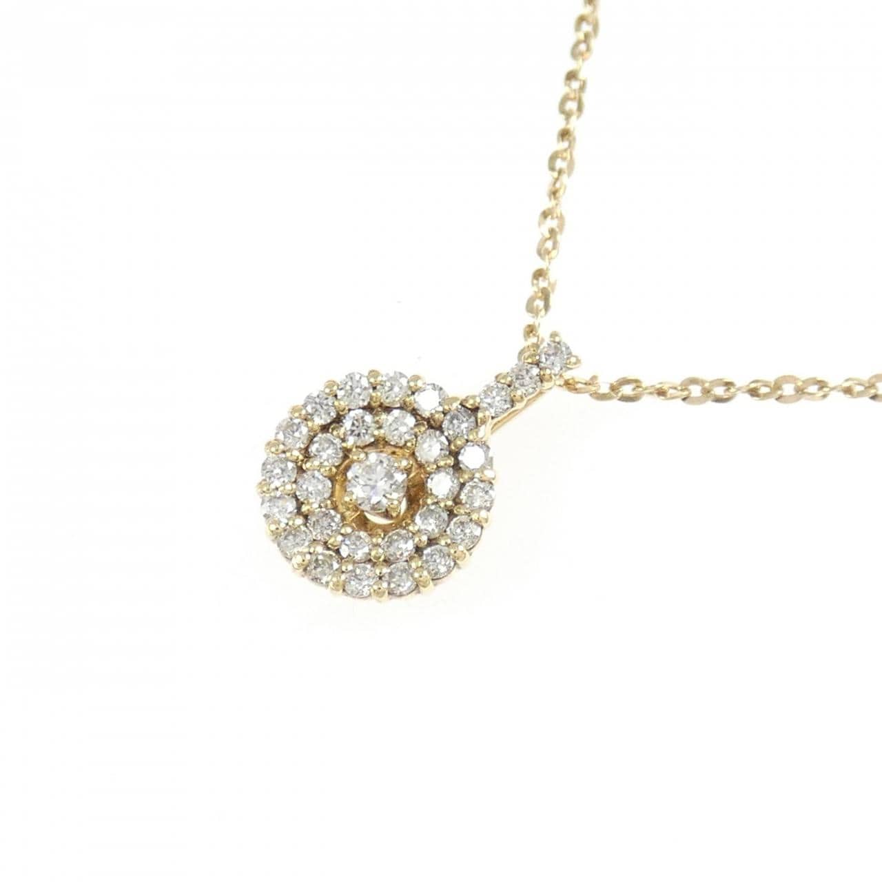 K18YG ダイヤモンド ネックレス 0.21CT
