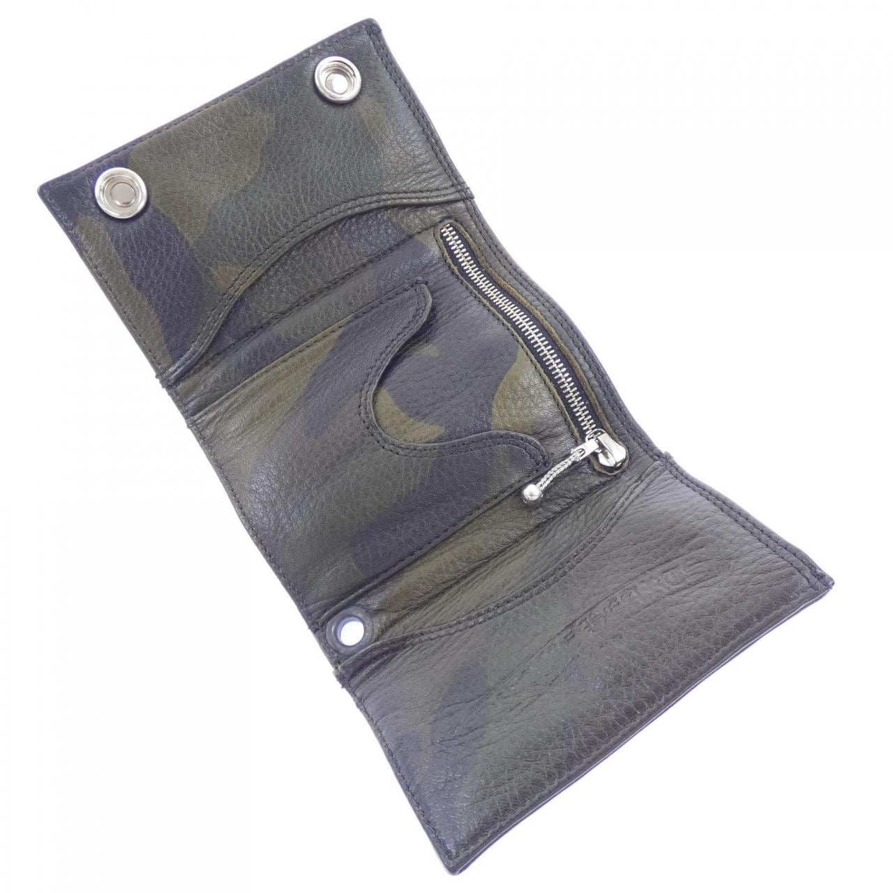 クロムハーツ CHROME HEARTS 3 FOLD CRS BALL クロスパッチ WALLET