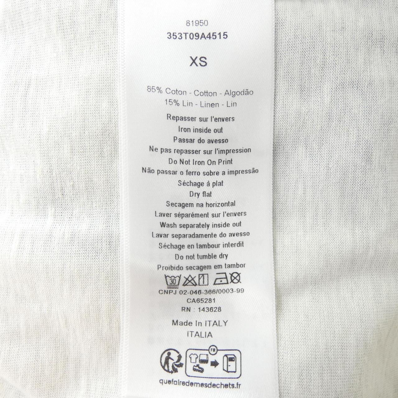 クリスチャンディオール CHRISTIAN DIOR 353T09B4515 Tシャツ