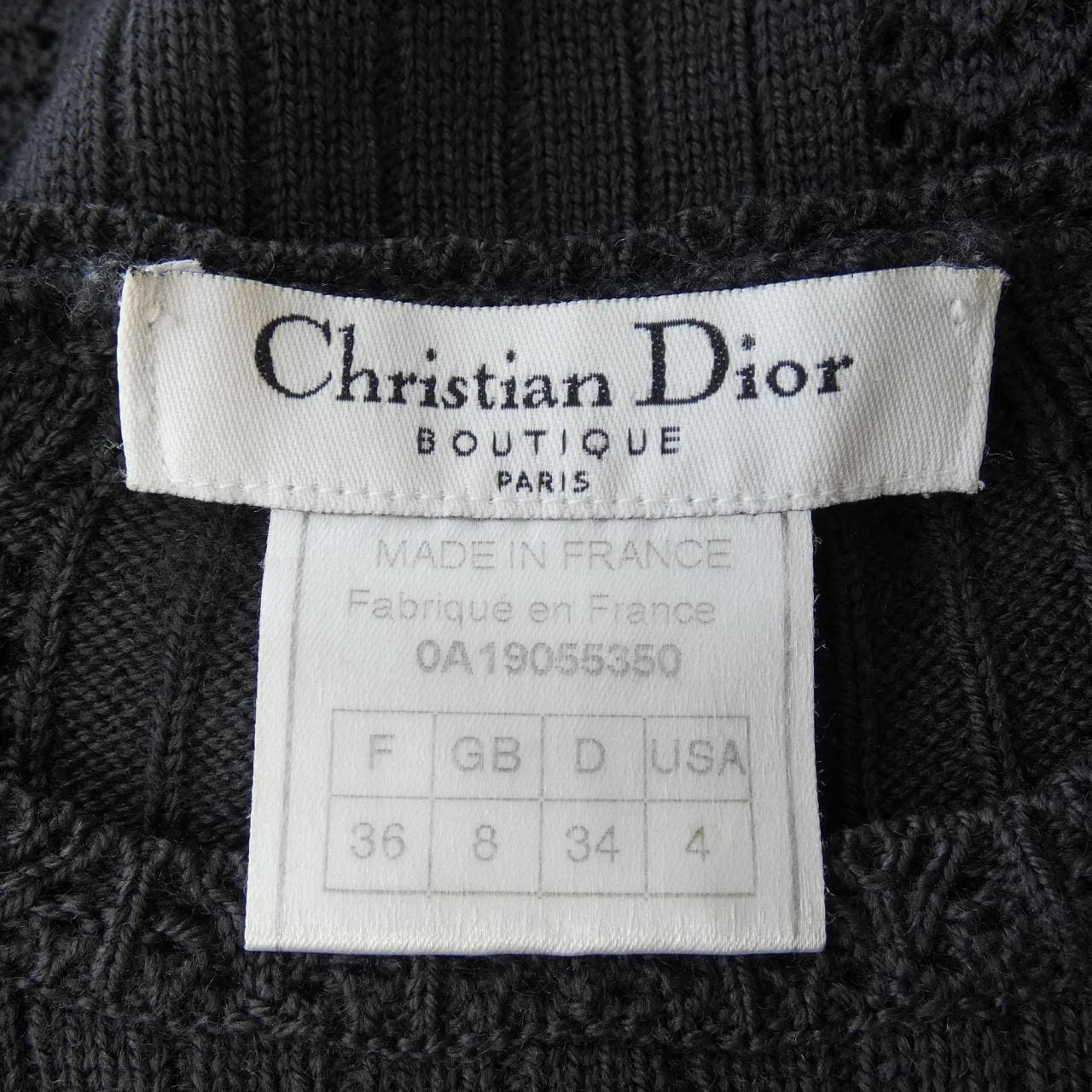 【ヴィンテージ】クリスチャンディオール CHRISTIAN DIOR 0A19055350 ニット