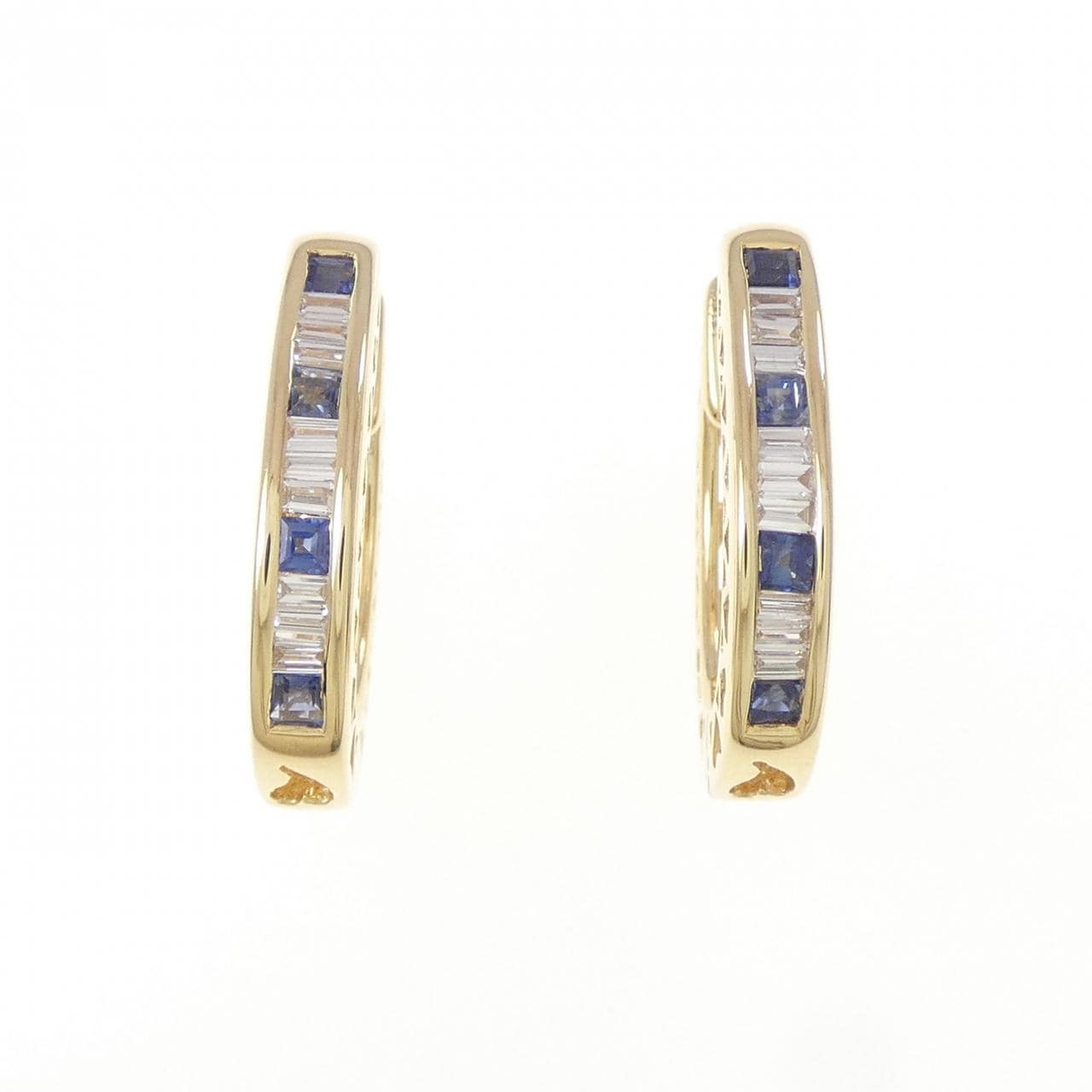 K18YG サファイヤ ピアス 0.60CT