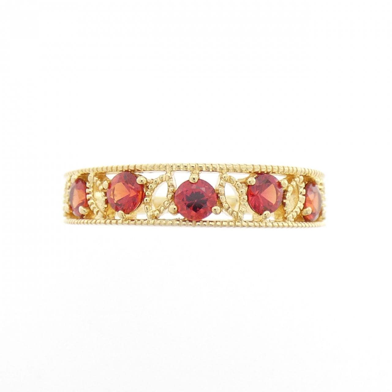 K18YG サファイヤ リング 0.69CT