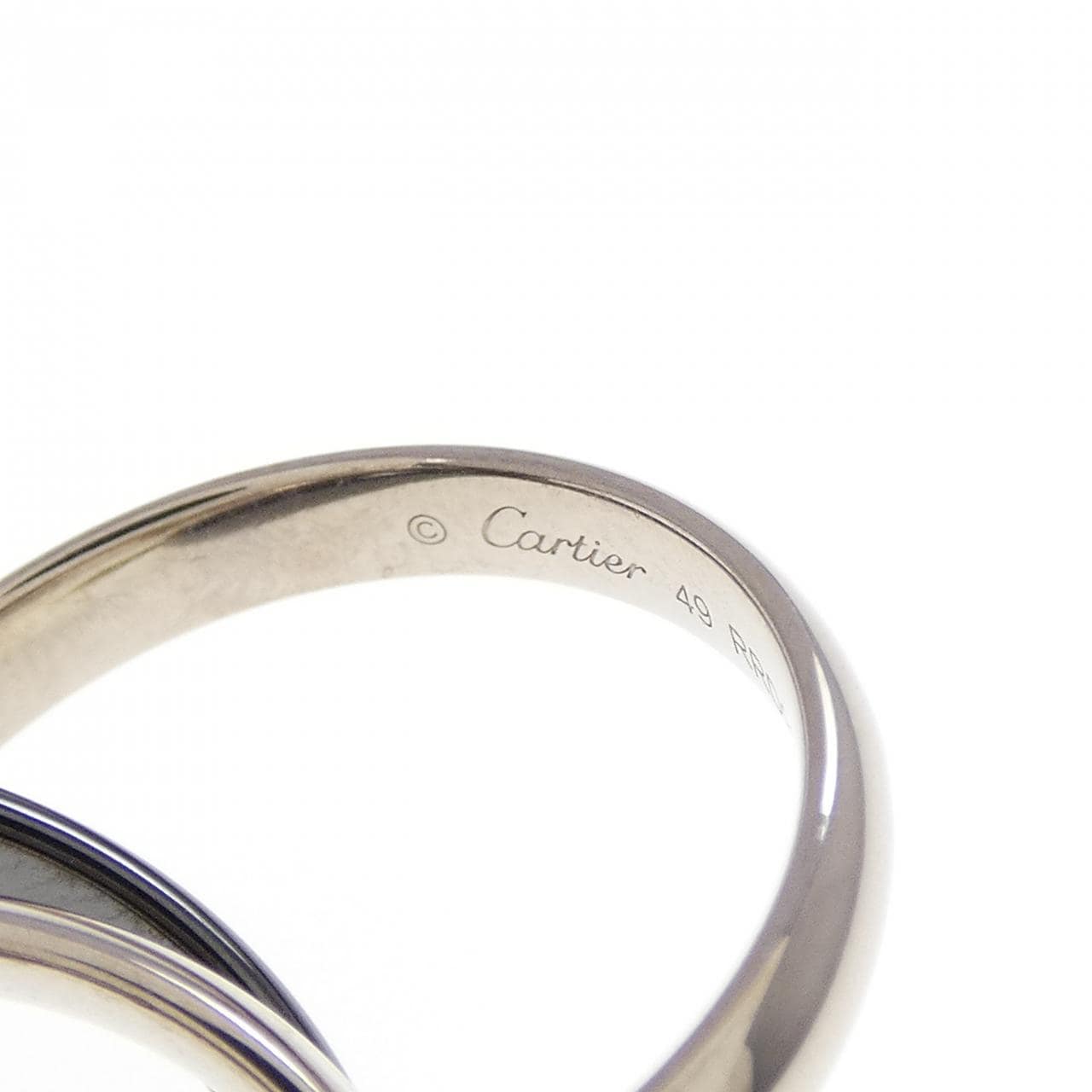 カルティエ トリニティ ブラック&ホワイト リング