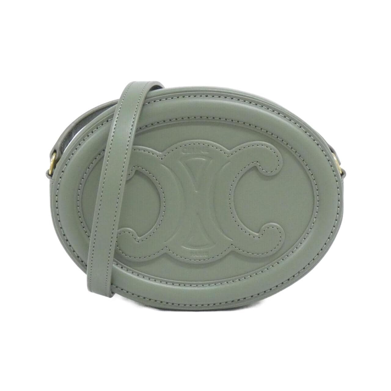 【新品】セリーヌ クロス ボディ オーバル パース 10I703DPQ ショルダーバッグ