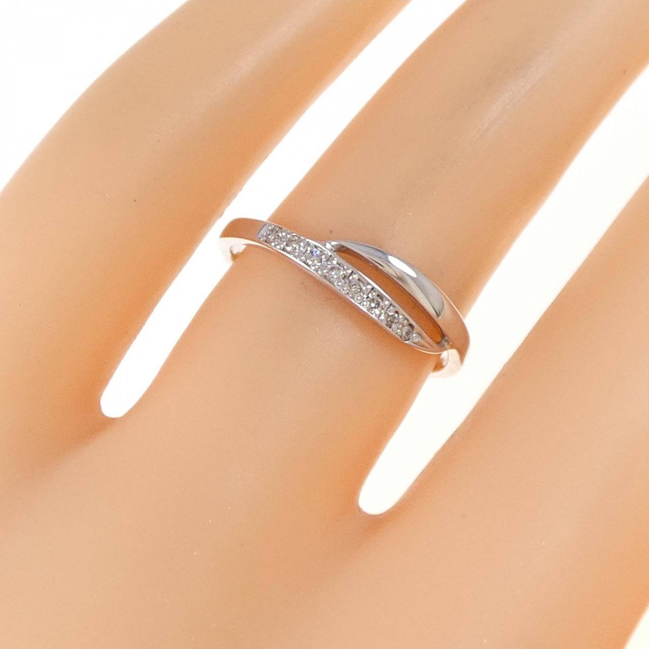 K10WG ダイヤモンド リング 0.06CT
