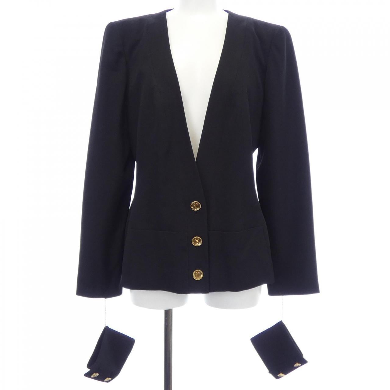 【ヴィンテージ】シャネル CHANEL P17504V09938 01P ノーカラージャケット