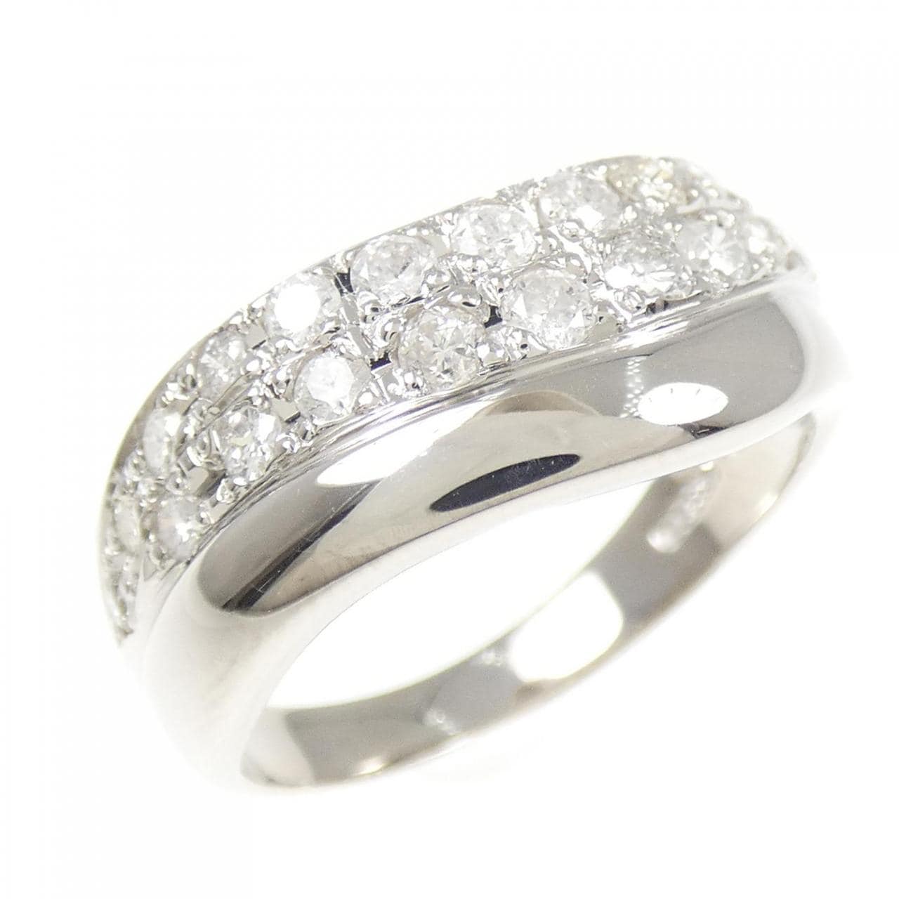 PT850钻石戒指，0.38克拉