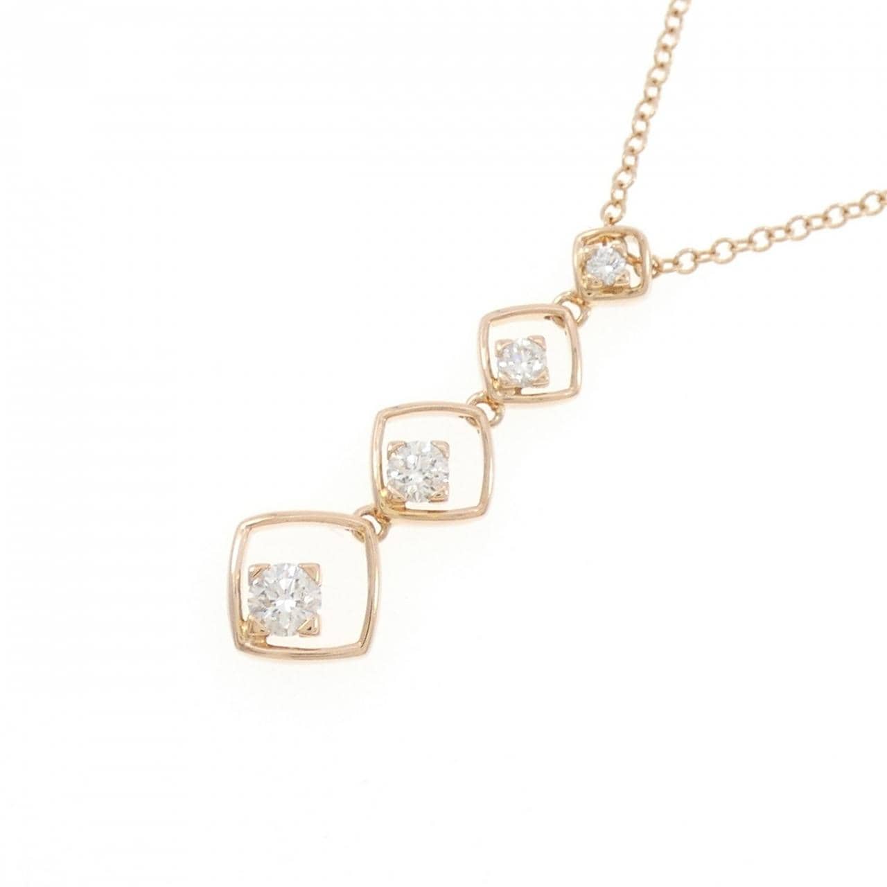 ギンザ タナカ ダイヤモンド ネックレス 0.33CT