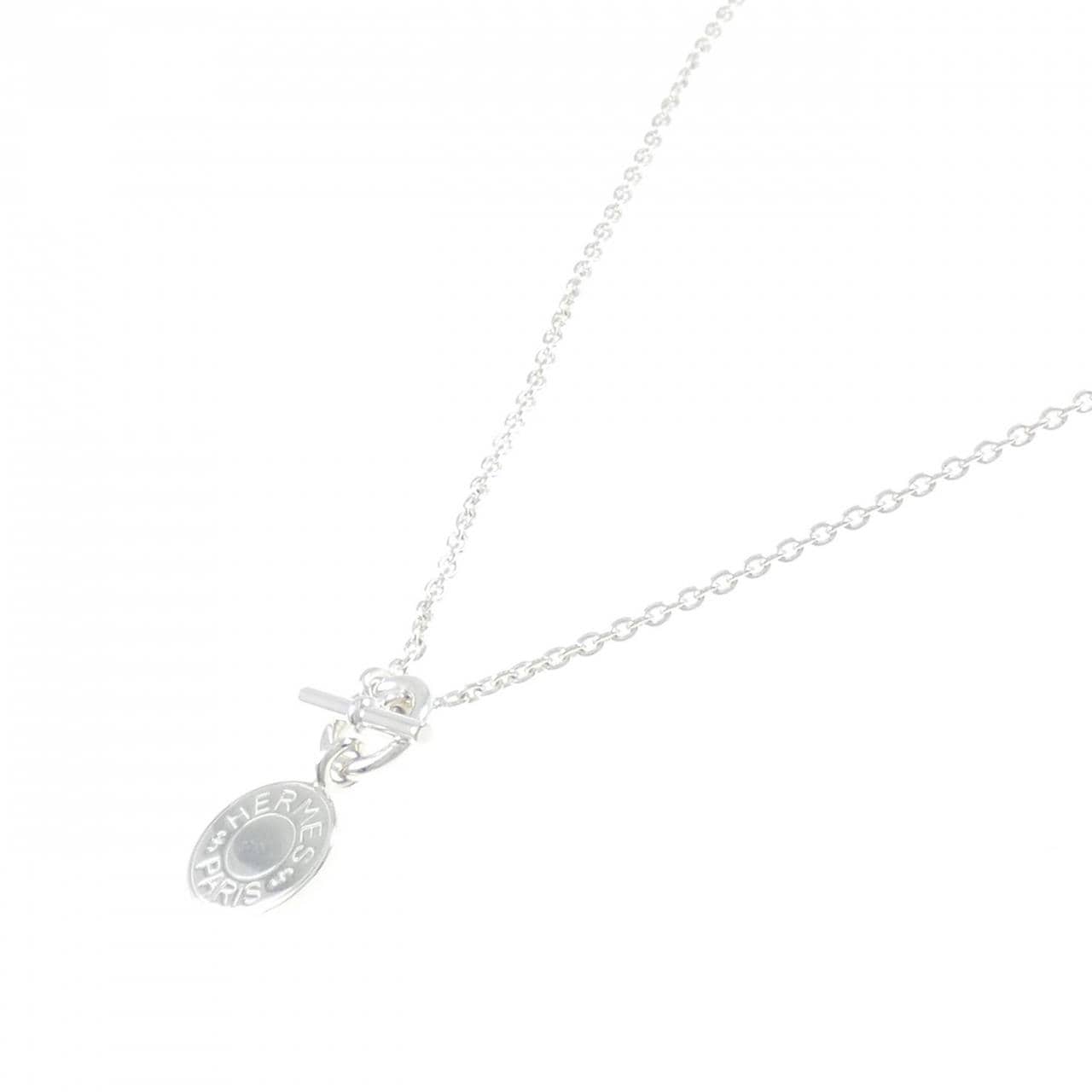 HERMES amulettes H 五彩紙屑項鍊