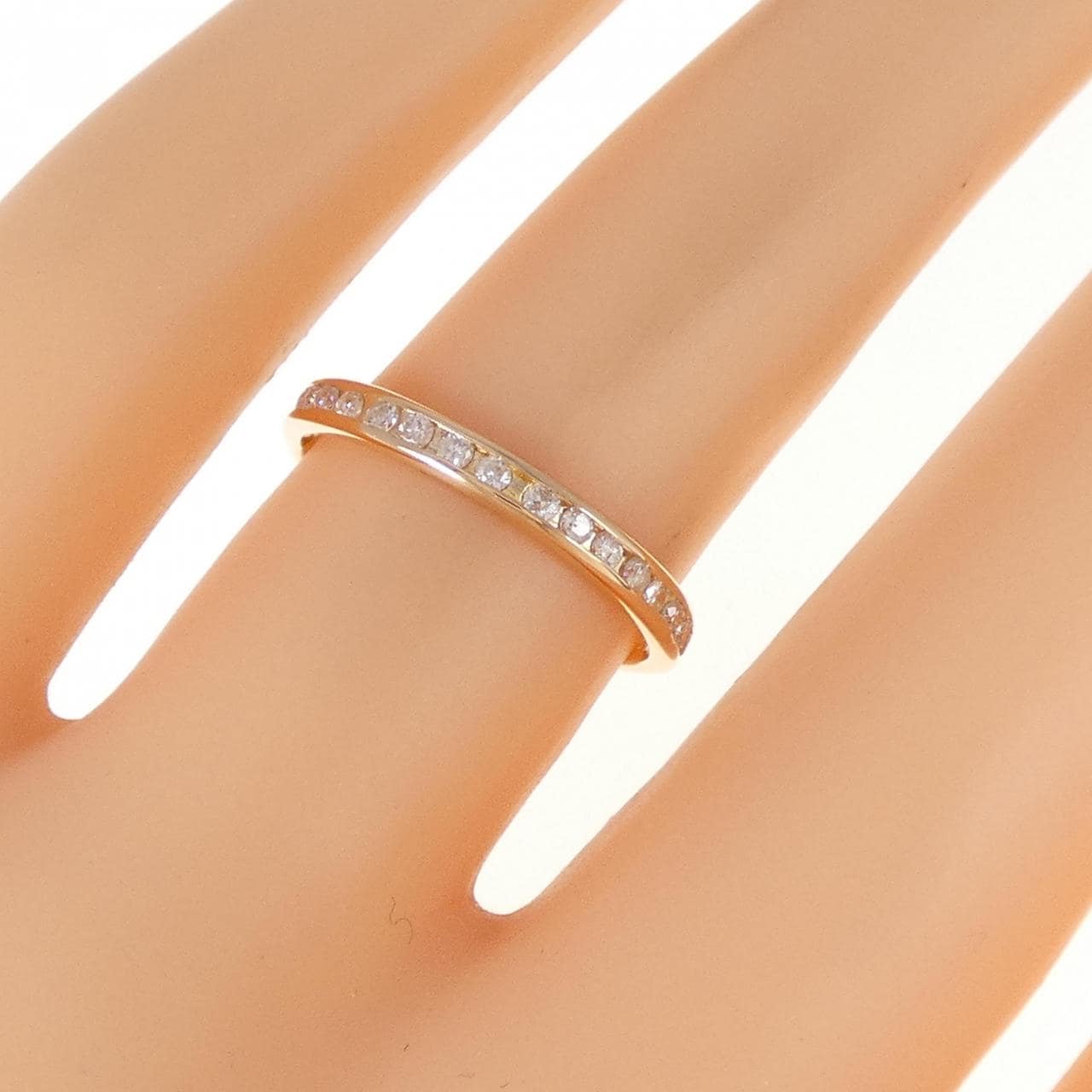 K18PG ダイヤモンド リング 0.30CT