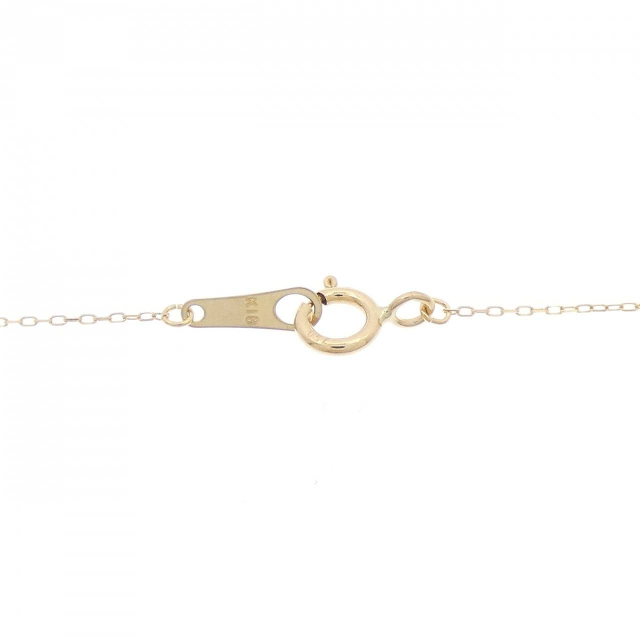 K18YG アレキサンドライト ネックレス 0.03CT