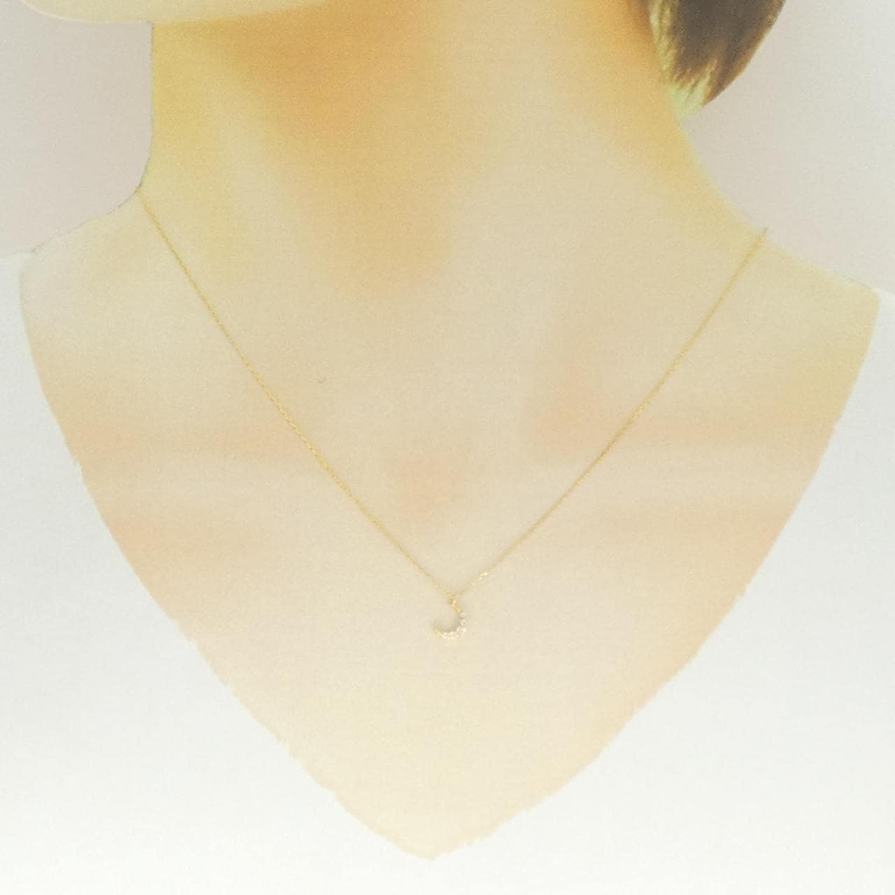 ヴァンドーム ダイヤモンド ネックレス 0.03CT