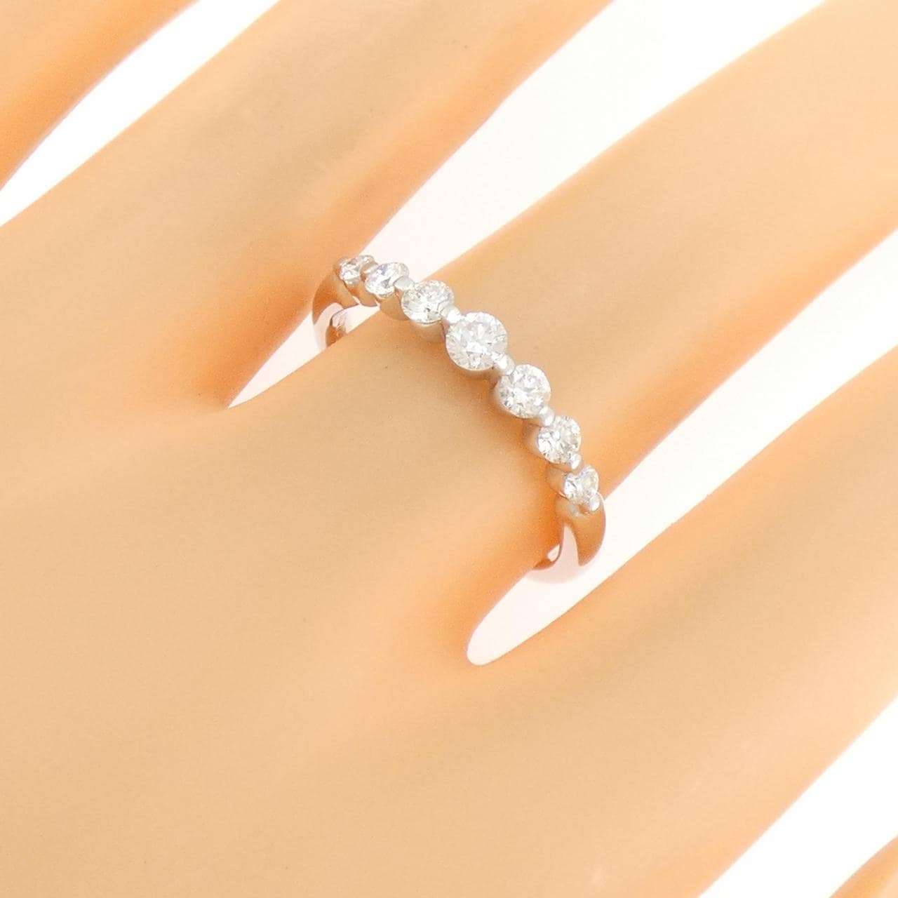 K18WG ダイヤモンド リング 0.533CT