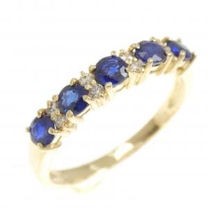 K18YG サファイヤ リング