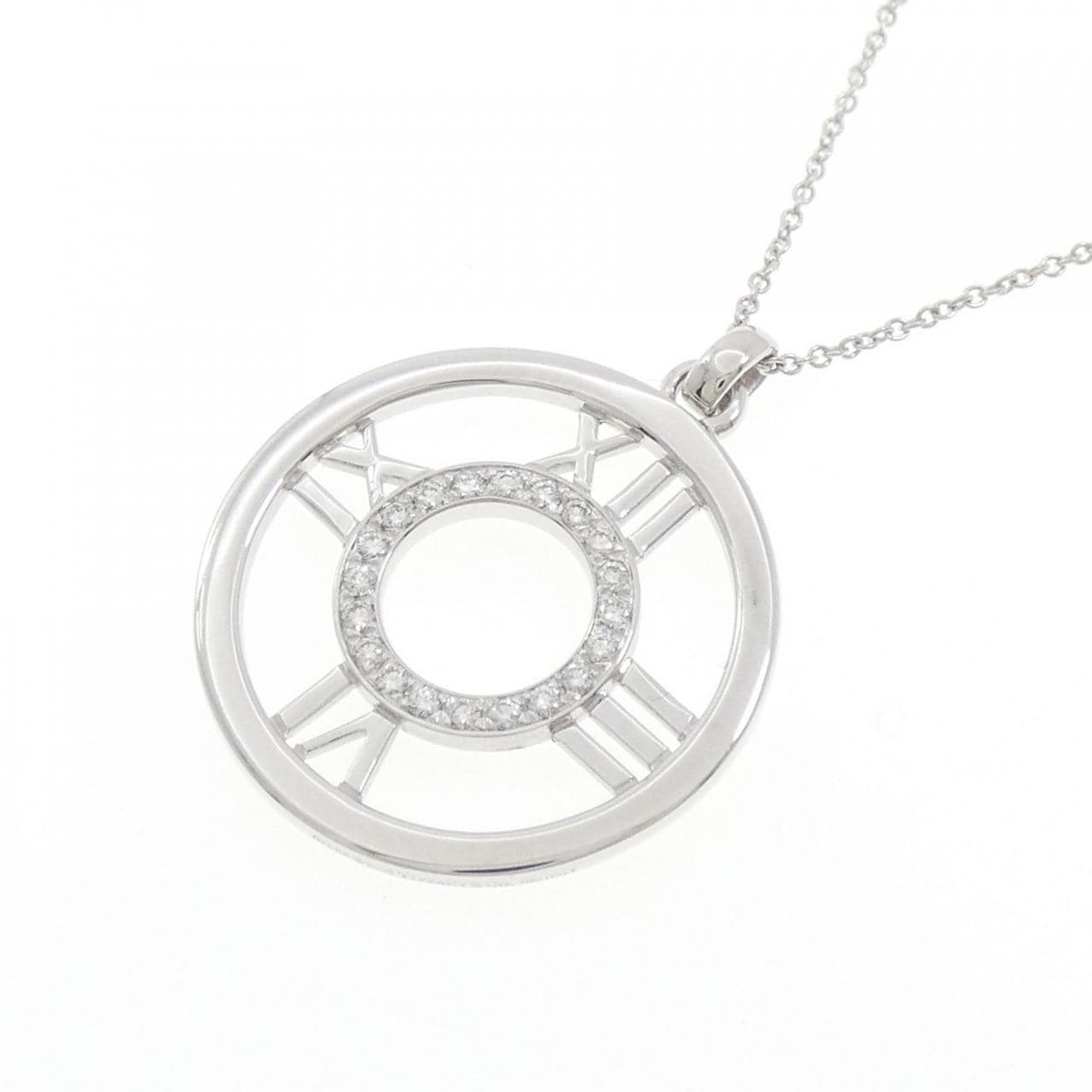 ティファニー アトラス オープン メダリオン ネックレス