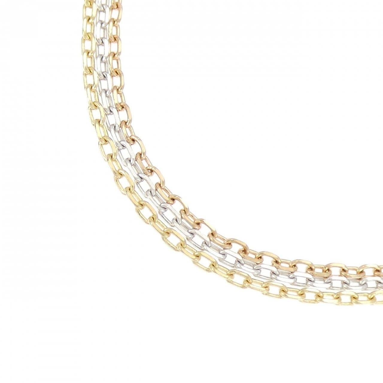 Cartier 750 three color necklace