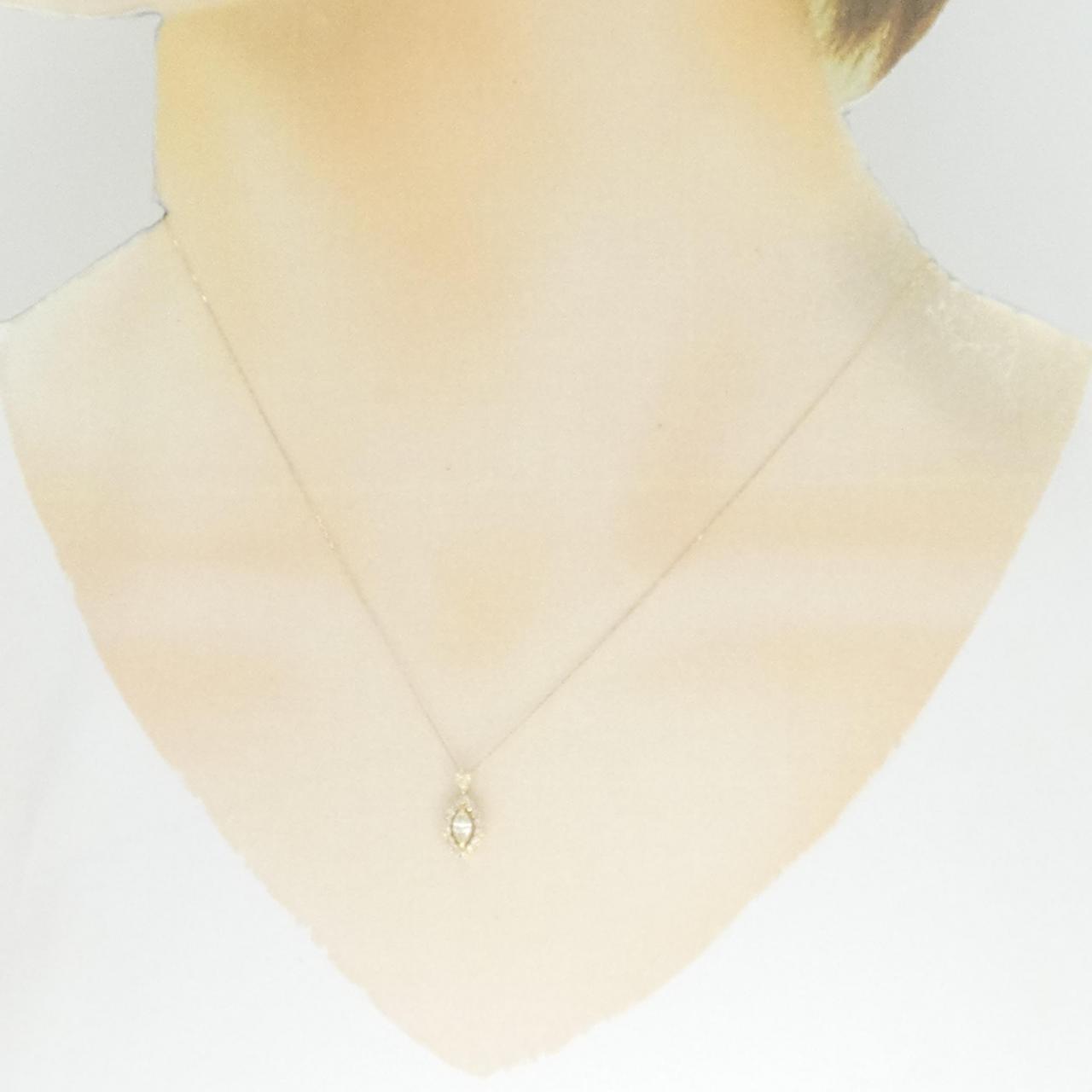 【新品】K18YG ダイヤモンド ネックレス 0.35CT