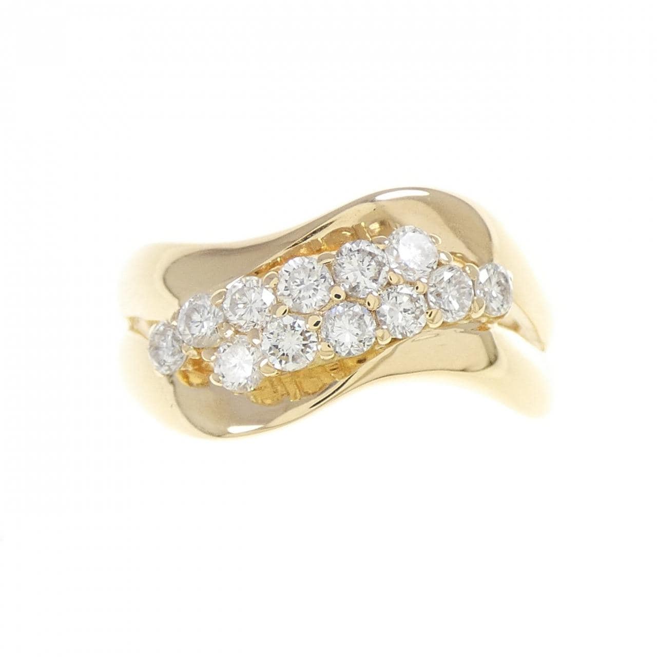 K18YG ダイヤモンド リング 0.50CT